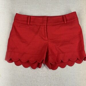 LOFT womens peach The Riveria Short flat front 3" inseam shorts - size‎ 0